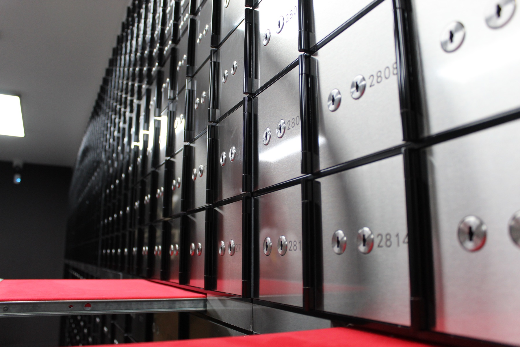 Vintage Safe Vault safety deposit boxes